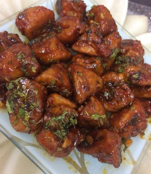 Soya Chaap Chilli